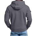 thumbnail image 6 of Rvwovn Men's Zip Up Hooded Jacket Utility Multi-Pocket Casual Fall Winter Outerwear Sizes S-3X, 6 of 7