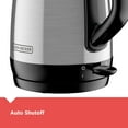BLACK+DECKER 1.7L Cordless Electric Kettle, KE1700SD, Rapid Boil, Auto