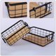 thumbnail image 3 of 1 cesta de almacenamiento práctica para frutas, cesta rectangular (negra), 3 of 8