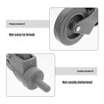 thumbnail image 4 of 4 Pcs Mop Bucket Accessories Furniture Replacement Caster Industrial Casters Can with Brake Locking ,Multiple Uses, 4 of 5
