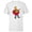 White, variant on The Simpsons Ned Flanders Singing Heart - Short Sleeve T-Shirt for Kids – Customized-White