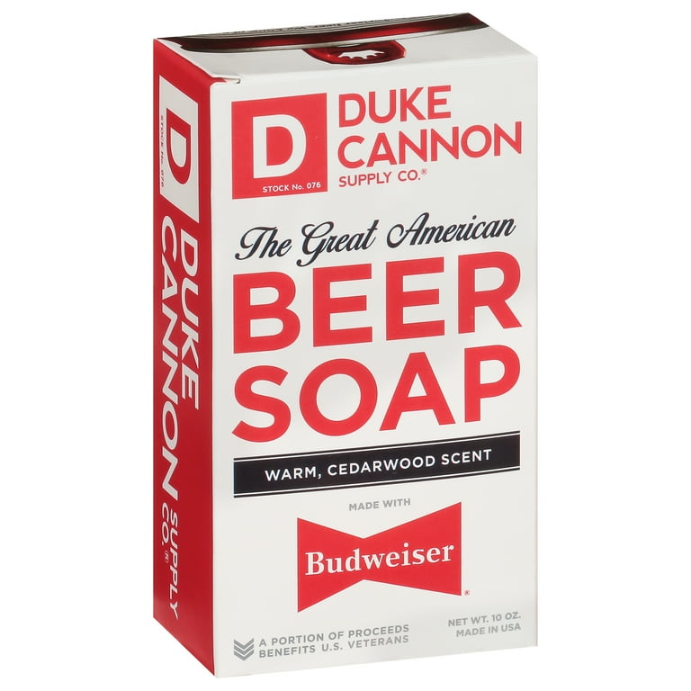 Duke Cannon Supply Co. Busch Beer Soap, Refreshing Sandalwood Scent, Mountain-Sized - 10 oz