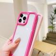 thumbnail image 4 of Compatible with iPhone Case,Candy Color Bumper Clear Full Body Protection Soft Shockproof Cover Phone Case (White,iPhone 14), 4 of 6