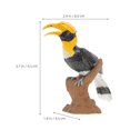 thumbnail image 3 of Lifelike Bird Simulation Hornbill Garden Decorative Artificial Hornbill Models, 3 of 3