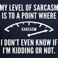 thumbnail image 3 of CafePress - My Level Of Sarcasm Hoodie (Dark) - Pullover Hoodie, Classic, Comfortable Hooded Sweatshirt, 3 of 4