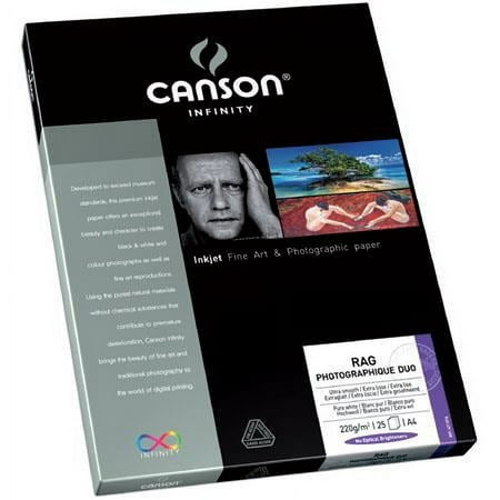 UPC: 3148952110112 | Rag Photographique Duo 100% Cotton Rag Double Sided Ultra Smooth White Matte Inkjet Paper 220gsm 8.5×11 25 Sheets