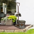 thumbnail image 5 of Alpine Corporation Gray Galvanized Shovel Pitcher Bucket Fountain, 5 of 5