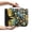 Abstract Cat Half, variant on Bible Bag for Men Women Carrying Bible Case Church Bag with Zipper Pocket Bible Study Tote Book Cover Denim Patchwork