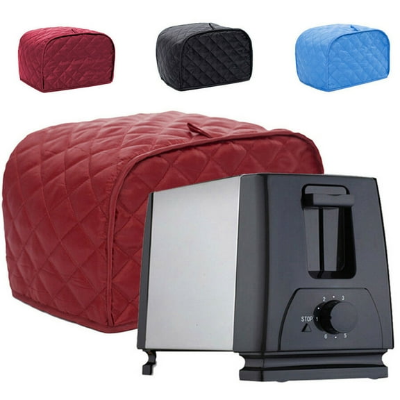 Travelwant Polyester / Cotton Quilted Two Slice Toaster Appliance Cover Dust and Fingerprint Machine Washable