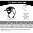 thumbnail image 3 of UOSIA Dog Helmet and Sunglasses Set for Small to Medium Dogs, Foldable Pet Goggles,S,White, 3 of 6
