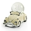 Iconic Just Married Ivory And Silver VW Beetle With Photo Frame Musical Snow Globe - Under the Sea (The Little Mermaid) - SWISS