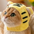 thumbnail image 2 of Hat, Comfortable Cartoon Cat Headgear Warm Breathable  For Photo Shoots Yellow Tiger, ,Blue Puffer Fish, 2 of 8