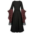 thumbnail image 4 of Jsaierl Women's Halloween Costumes Plus Size Vintage Renaissance Dresses Gothic Irish Costumes Steampunk Ball Gown Dresses, 4 of 6