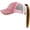 Pink, variant on Glitter Meshback Ponytail Messy High Bun Adjustable Washed Cotton Baseball Cap