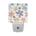 thumbnail image 6 of Yayeee LED Plug in Night Light for The Home with Auto Dusk to Dawn Light Sensors, 2 Pack, Blue Retro Flower, 6 of 6