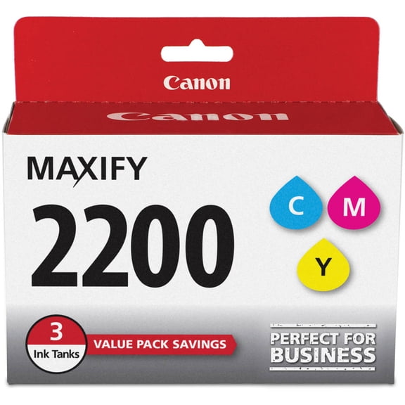 Canon PGI-2200 3-Ink Tank Value Pack, CMY