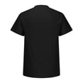 thumbnail image 5 of WIZUTIZ Mens T-shirts, Men Casual V-neck Short Sleeve Button Closure Shirt Tops Blouse Reduced Price, 5 of 6