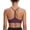 Deep Purple, variant on Women's Padded Y-Back Sports Bra Low Impact Spaghetti Strap for Yoga Workout Top