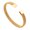 Gold 8MM, variant on Unisex Stainless Steel Plait Weave Braid Bracelet Open Wide Link Chain Wristband Stretch Flexible Cuff Bangle Black 10MM