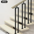 thumbnail image 6 of 4PCS U-Handrails with Accessories, 43° Swivel Plate, Rustproof Iron, Not Hollow Walls, Elderly/Pregnant Mobility Aid, 6 of 19