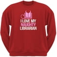thumbnail image 1 of J'adore Mon Sweat-Shirt Rouge pour Adulte, 1 of 1