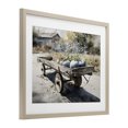 thumbnail image 2 of Stupell Industries Farmhouse Blue Pumpkin Wagon in Sunlight Birch Framed Print Under Glass, 16 x 13, by Franklyn Gregory, 2 of 8