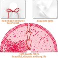 thumbnail image 4 of Valentine''s Day Decoration Christmas Tree Skirt Decor for Holiday Party Mat, New Year Festive Decoration 48 in, 4 of 6