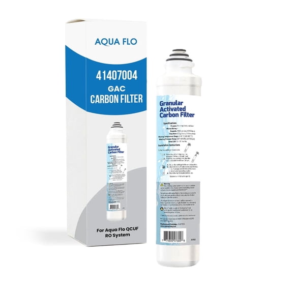 Aqua Flo 41407004 GAC Carbon Filter for QCRO & QCUF RO Systems