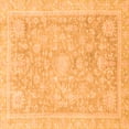thumbnail image 1 of Ahgly Company Indoor Square Oriental Orange Traditional Area Rugs, 8' Square, 1 of 4