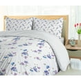 thumbnail image 5 of Ambesonne Garden Duvet Cover Sets, Bridal Romantic Buds, 2-King, Purple Blue Pink, 5 of 7