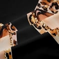 thumbnail image 5 of Erosebridal Fashion Leopard Printed Blackout Curtains Set of 2 (52x84 Each),Brown Cheetah Pattern Bowknot Window Curtains For Kids, 5 of 7