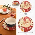 thumbnail image 3 of Christmas 2 Pack Pot Holders Trivets, Heat Resistant Hot Pads for Kitchen Table Decoration Trivets for Hot Dishes/Pot/Bowl/Teapot/Kitchen Hot Pads Trivets, 7" + 9.45", 3 of 7