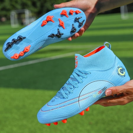 

Unisex Professional Soccer Shoes High Top Football Cleats For Firm Ground Competition School Training Football Shoes