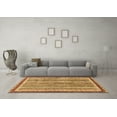 thumbnail image 3 of Ahgly Company Indoor Rectangle Abstract Brown Modern Area Rugs, 5' x 7', 3 of 4