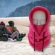 thumbnail image 5 of Capucha de vellón de pasamontañas - Máscara de esquí facial a prueba de viento - Máxima retención térmica y absorción de humedad con construcción de - Rosado Baoblaze Sombrero de invierno cálido, 5 of 7