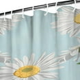 thumbnail image 3 of Waterproof Cute Boho Daisy Shower Curtain 72x72 Inch Boho Style Polyester Unique Shower Curtain for Bathroom Hotel Home Decor with 12 Plastic Hooks, 3 of 5