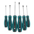 thumbnail image 5 of Juego de 6 destornilladores con punta magnética multifuncionales ranurados Yuxing color Azul y negro, 5 of 5