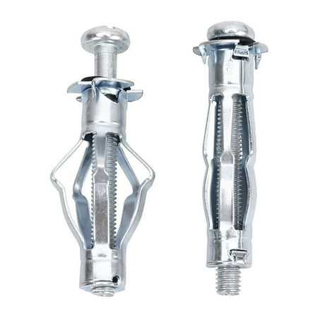 

x 1-1/16 Removable-Screw Anchors (Molly Bolt) for Drywall Plaster Wood Paneling (160 Bolts) by