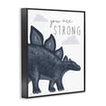 thumbnail image 2 of Stupell Industries Bohemian You Are Strong Dinosaur Black Framed Giclee Art, 16 x 20, by Elizabeth Tyndall, 2 of 8