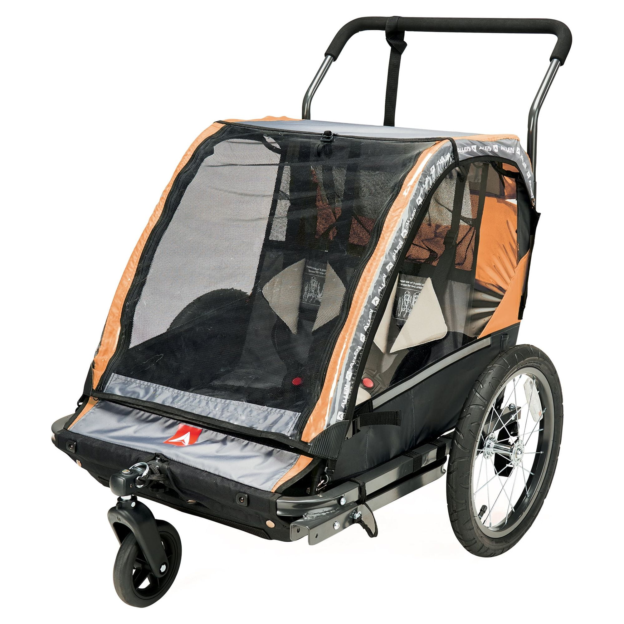 aoi_inu2　アレンスポーツ  トレーラー  allen as2 Allen Sports 2-Child Bicycle Trailer and Stroller, model AS2