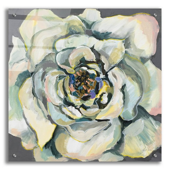 Epic Art 'Bloom I' by Jeanette Vertentes, Acrylic Glass Wall Art, 24"x24"