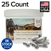 UltraCruz® Cattle Copper Bolus for adults, 25
