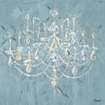 thumbnail image 3 of French-Roussia, Heather A. 12x12 Black Modern Framed Museum Art Print Titled - New Chandelier II, 3 of 5