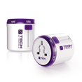 thumbnail image 1 of TECH "Twist &amp; Slide" World Travel Adaptor - UK 261, 1 of 4