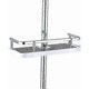 thumbnail image 1 of Abs Plastic Adjustable Telescopic Shower Shelf, Bathroom Organizer Soap Holder For Storing Shampoo Soap, No Drilling Mounting For 19mm-23mm, 1 of 5