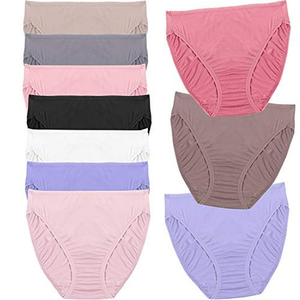 Fruit of the Loom Women's Microfiber 10 Pack HiCut Panties (Assorted,6