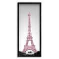 thumbnail image 2 of Stupell Industries French Eiffel Tower Landmark Photography Pink Parisian Pop, 10 x 24, Design by Emily Navas, 2 of 5