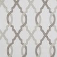 thumbnail image 5 of VCNY Home Caldwell 2-Piece Taupe Trellis Light-Filtering Polyester Window Curtain Set, 38" x 84", 5 of 5