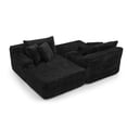 thumbnail image 5 of AOOWOW 82.5” Oversized Double Lounge Chaise,velvet Sofa Bed,Upholstered Boneless Cloud Sofa Deep Seat,No Assembly Required, 5 of 8