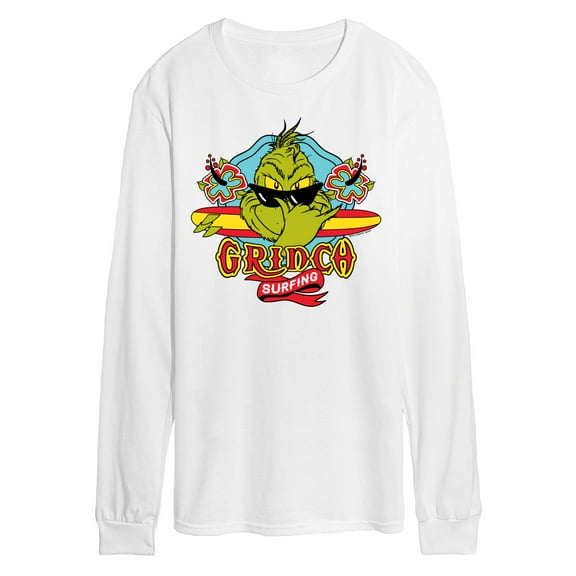 The Grinch - Surfing - Men's Long Sleeve T-Shirt